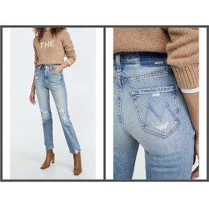 Mother High Waisted Rider Skimp Jeans • Sz 25 • Confession